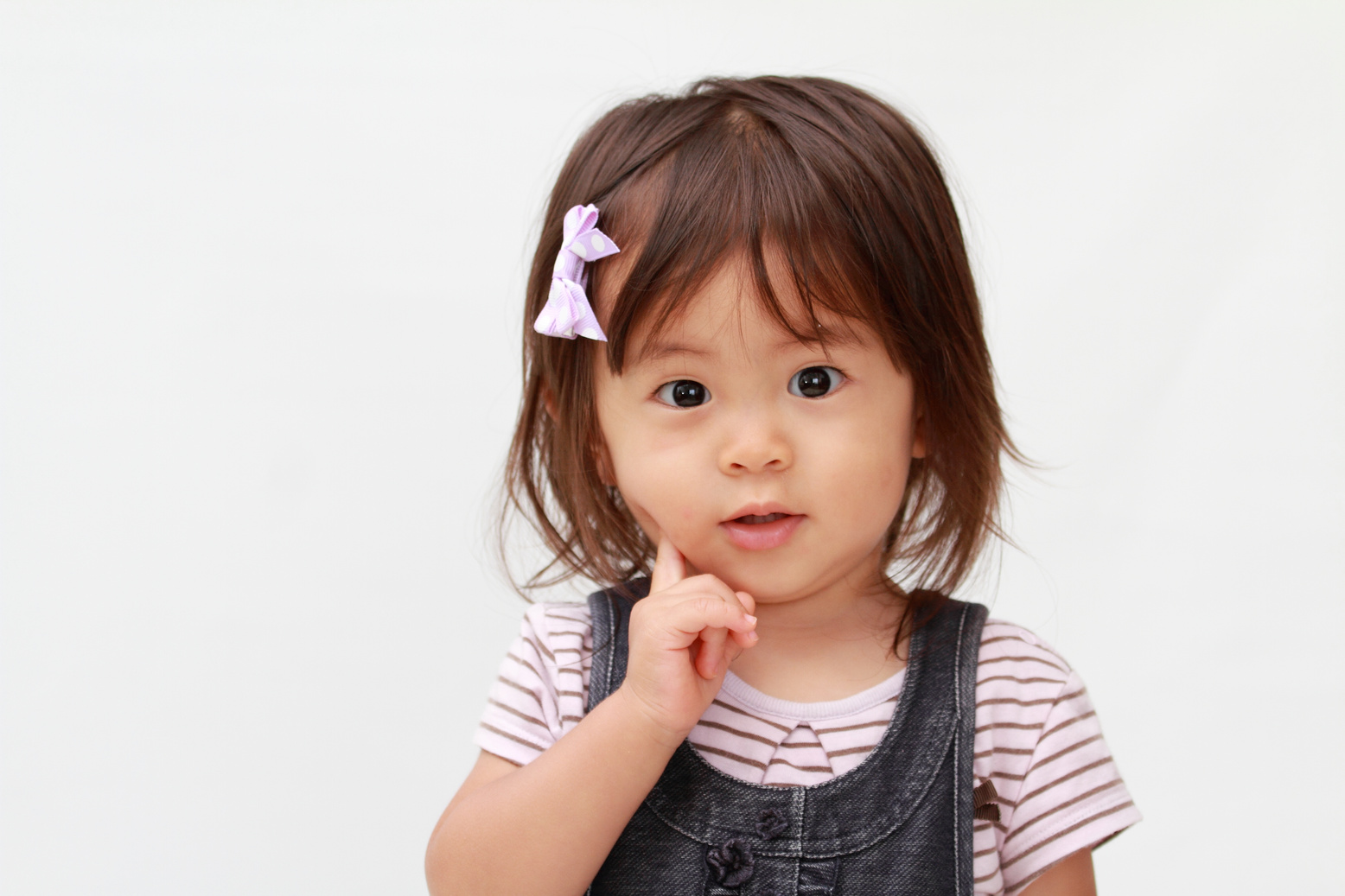 Smiling Japanese girl (1 year old)